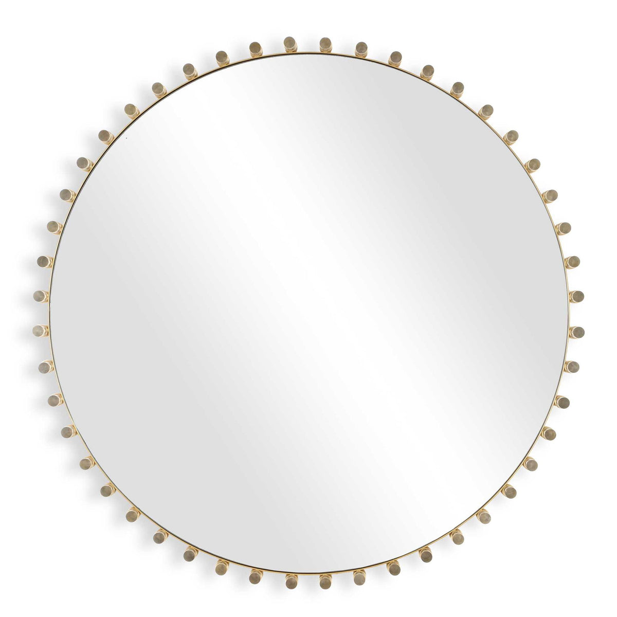 Avelyne - Round Mirror - Gold
