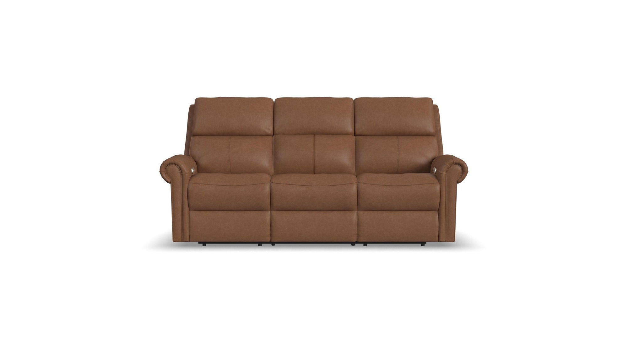 Bernard - Power Reclining Sofa With Console, Power Headrest, & Lumbar