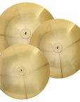 Cymbalic - Round Brass Wall Art (Set of 3) - Brass