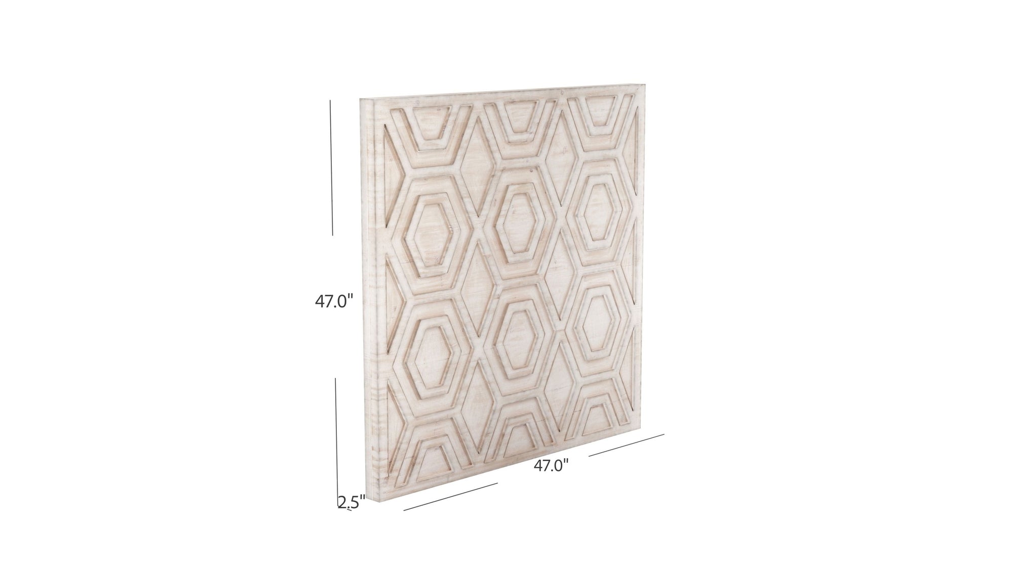 Geometric Wall Hanging - Beige