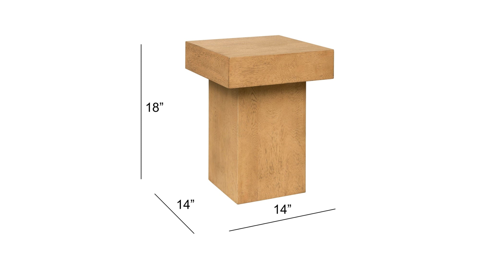 Padula - End Table - Light Oak