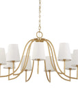 Seville - 9 Light Chandelier - Gold