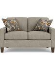 Moxy - Fabric Loveseat With Straight Track Arms
