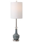 Piers - Mottled Buffet Lamp - Blue
