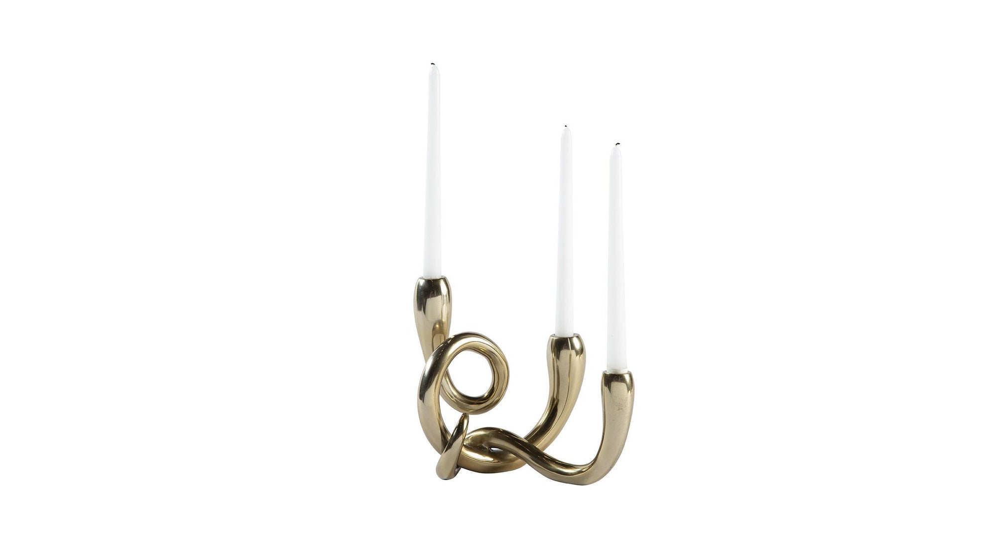 Christi - Candle Holder Set Set of 2 - Gold