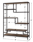 Sherwin - Industrial Etagere - Light Brown