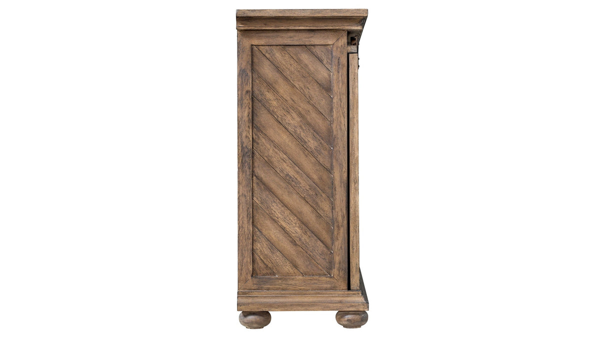 Primalia - Barn Door Media Console - Light Brown