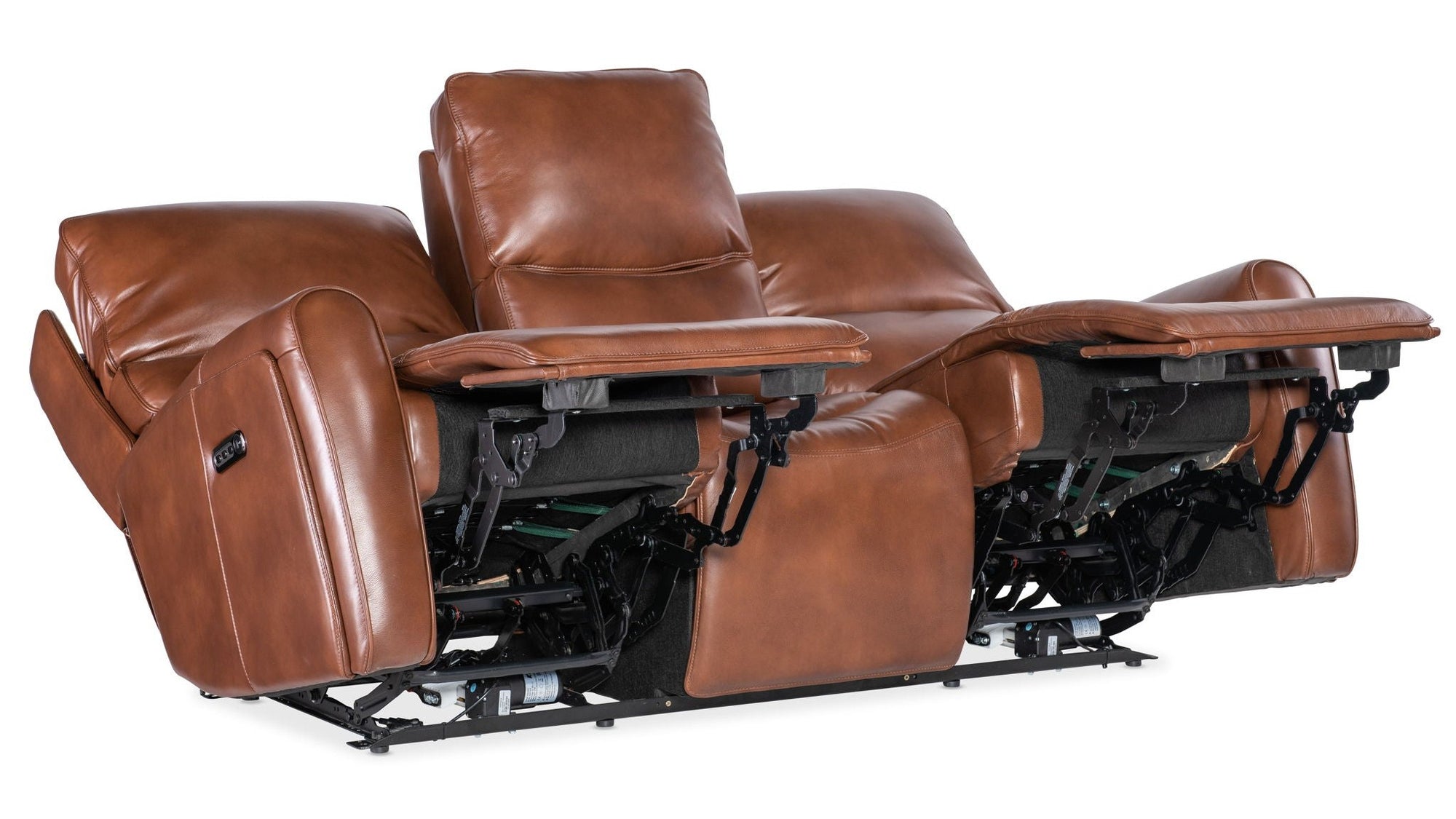 MS - Crosby Zero Gravity Power Sofa With Power Headrest - Brown