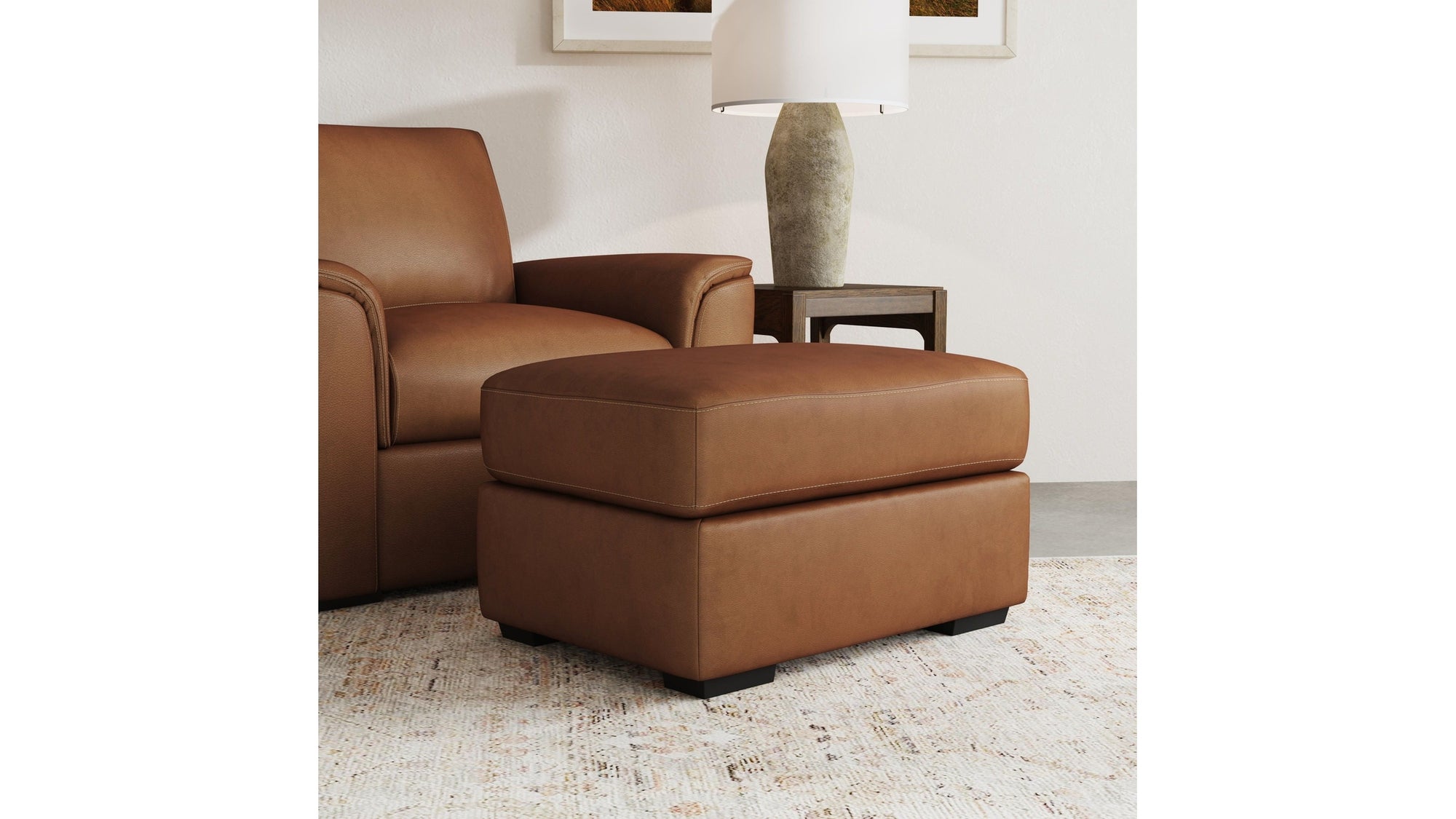 Henry - Ottoman - Caramel