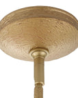 Algiers - 8 Light Drum Pendant - Gold / White