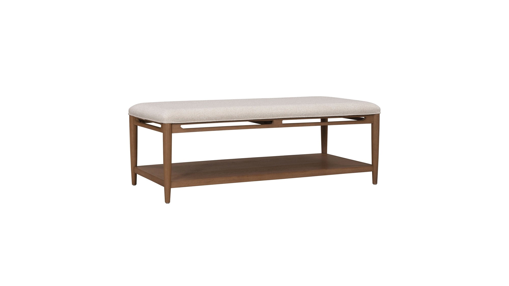 Verona - Rectangular Coffee Table - Beige / Dark Brown