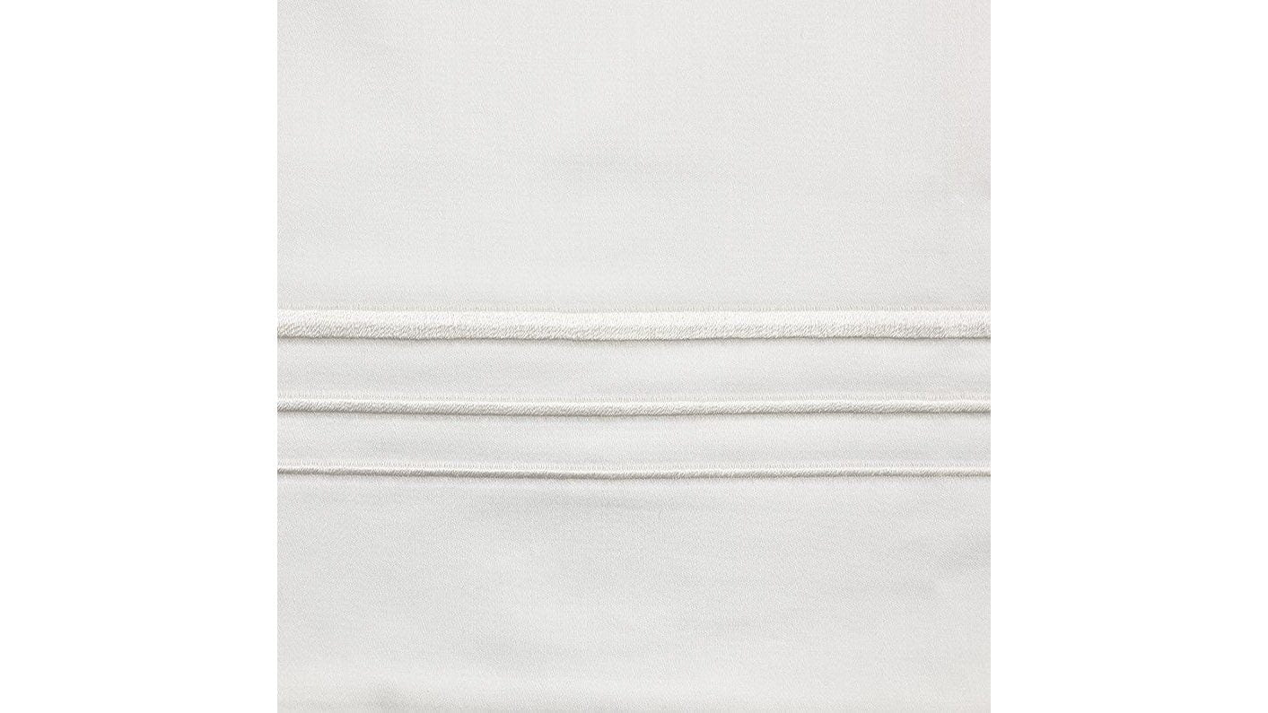 Border Embroidery - Queen Sheet Set Set of 4 - White