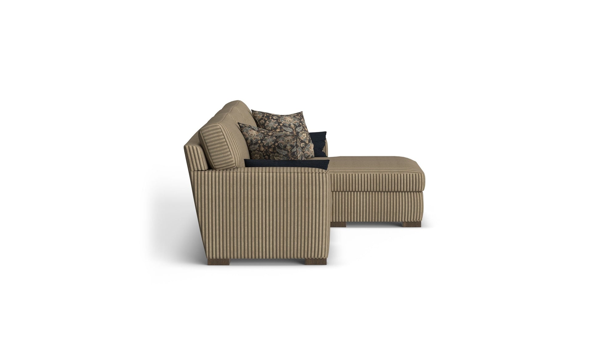 Jasper - Fabric Stationary Reversible Chaise Sofa