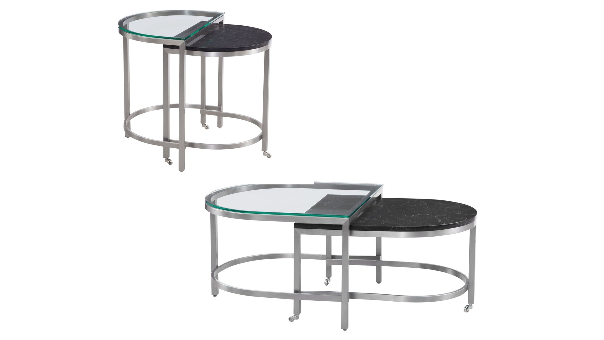 Hensley - Bunching End Table - Silver