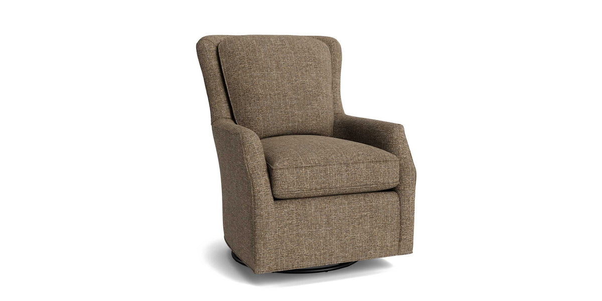 Kent Slope Arm Accent Chair, Stationary or Swivel