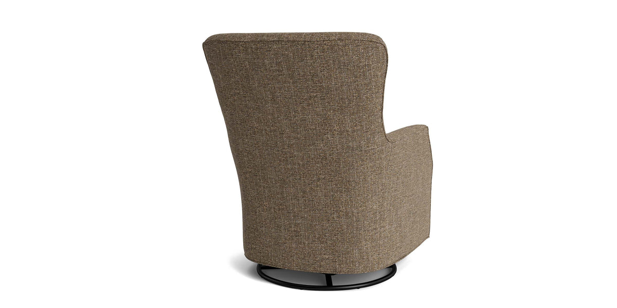 Kent Slope Arm Accent Chair, Stationary or Swivel