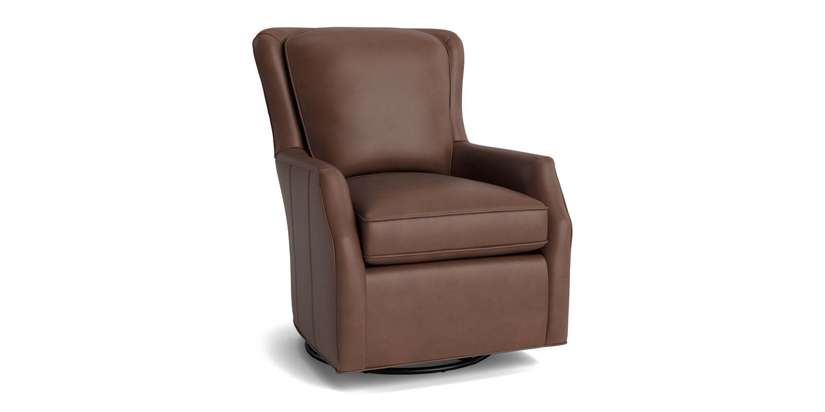 Kent Slope Arm Accent Chair, Stationary or Swivel