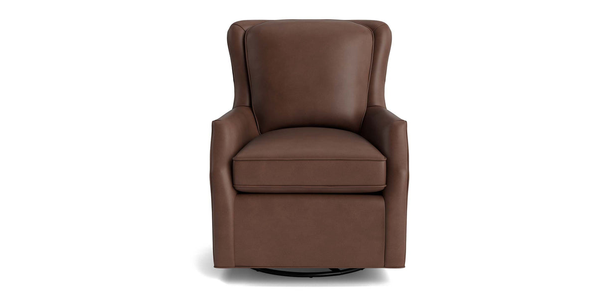 Kent Slope Arm Accent Chair, Stationary or Swivel