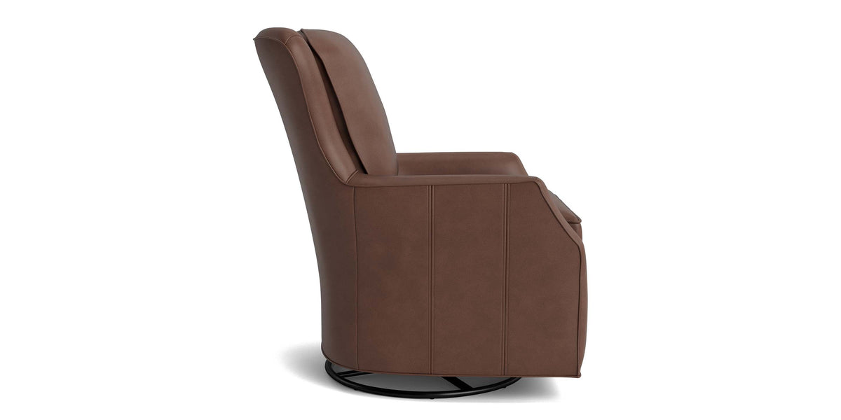 Kent Slope Arm Accent Chair, Stationary or Swivel