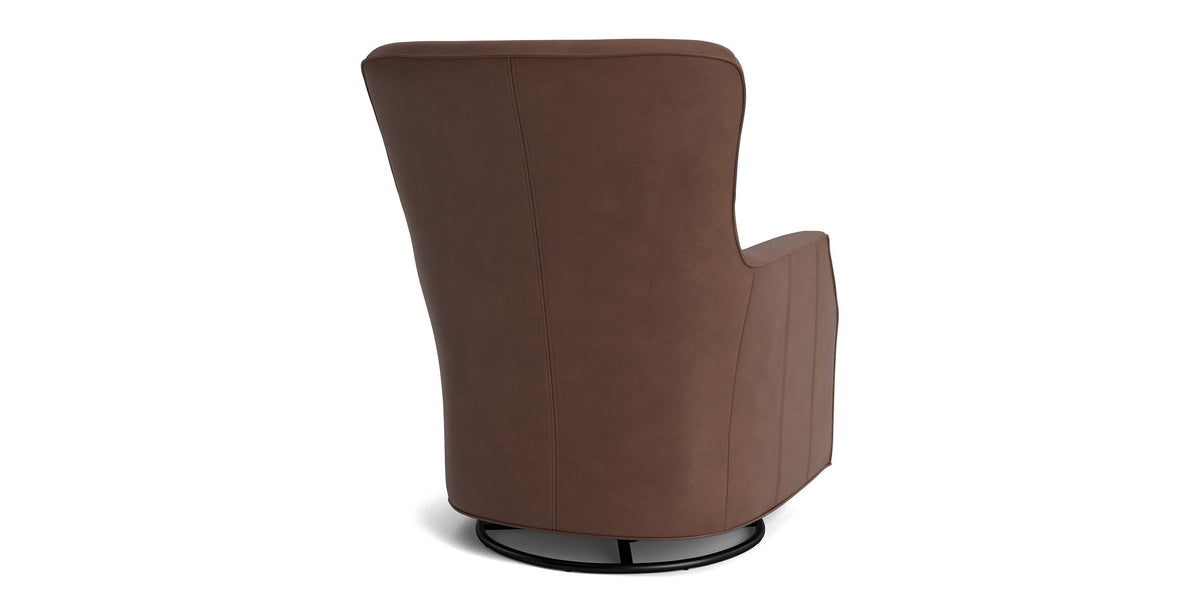 Kent Slope Arm Accent Chair, Stationary or Swivel