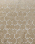 Honeycomb - Queen Jacquard Comforter Set (Set of 3) - Light Gold