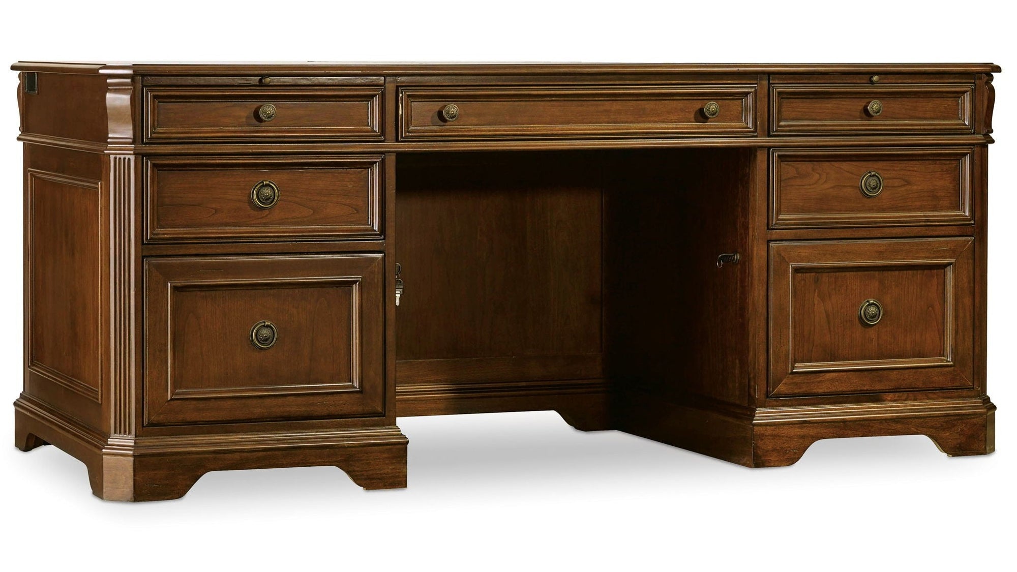 Brookhaven - Executive Desk - Dark Brown