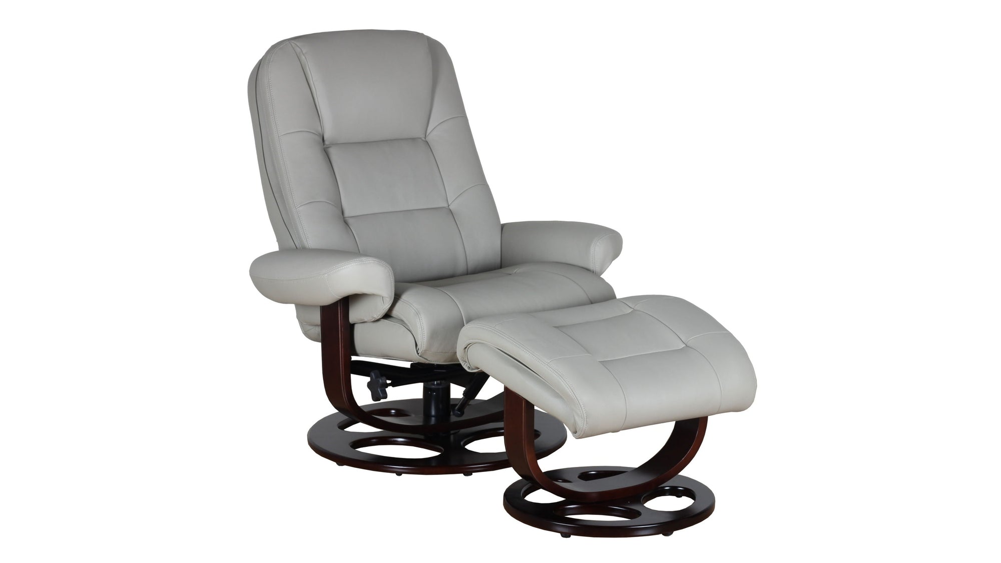 Jacque - Swivel Pedestal Recliner And Ottoman