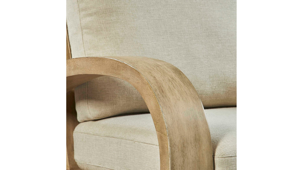 Barbora - Wooden Accent Chair