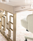 Marlowe - Writing Desk - Polished Limestone