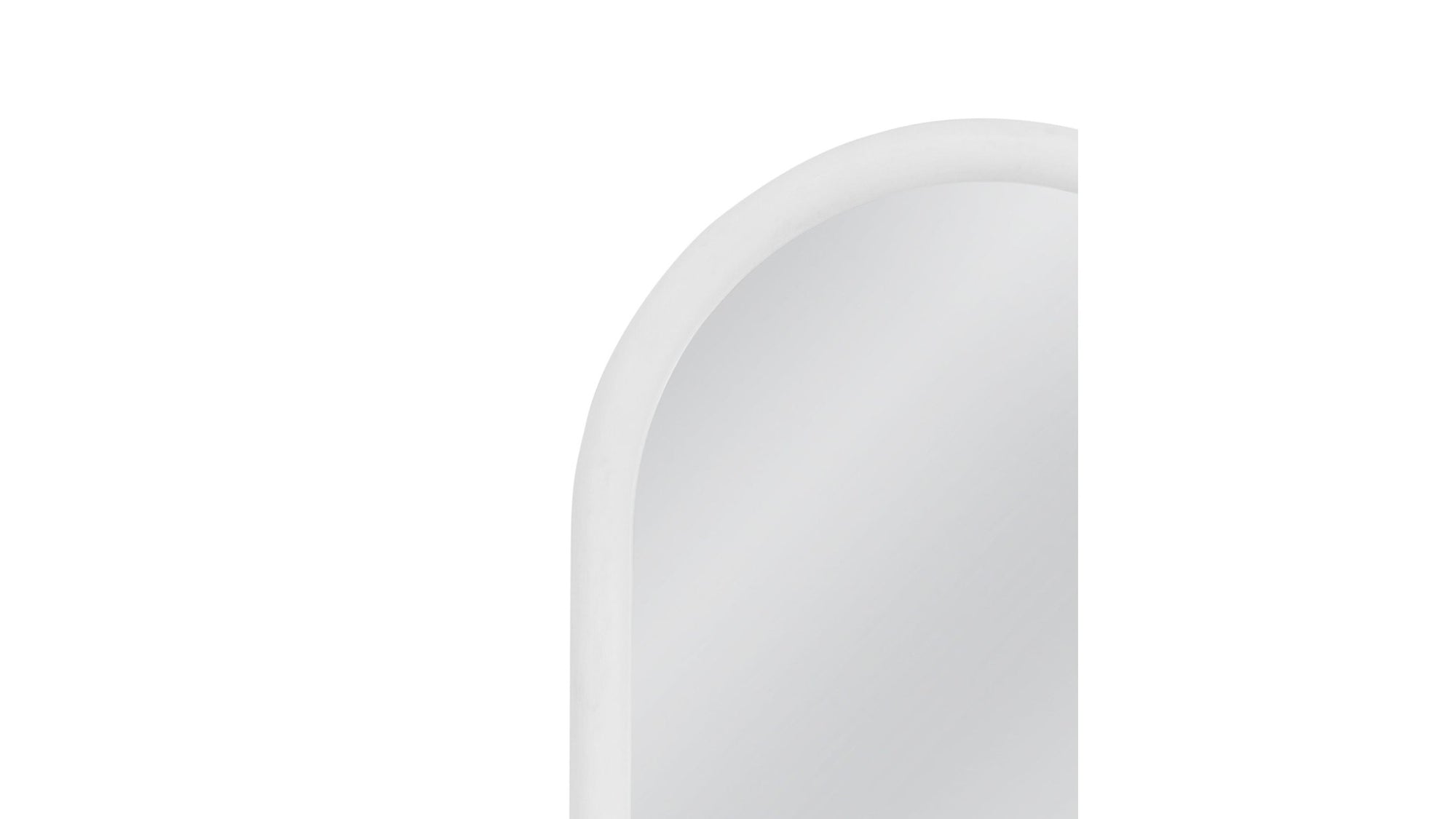 Vega - Floor Mirror - Matte White