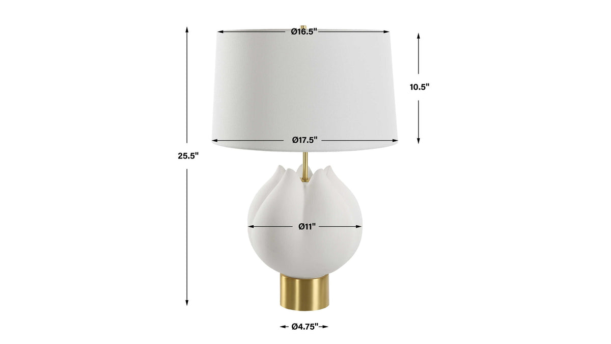 In Bloom - Table Lamp - White