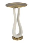 Sonia - Modern Accent Table - Brass