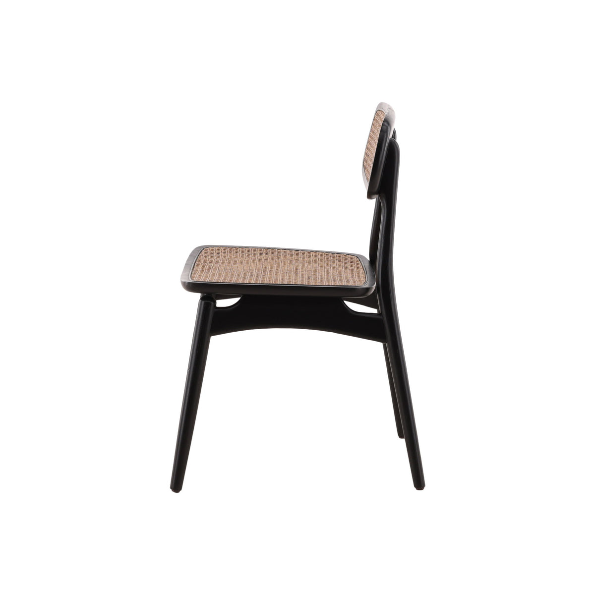 Macie - Side Chair (Set of 2) - Black / Light Brown
