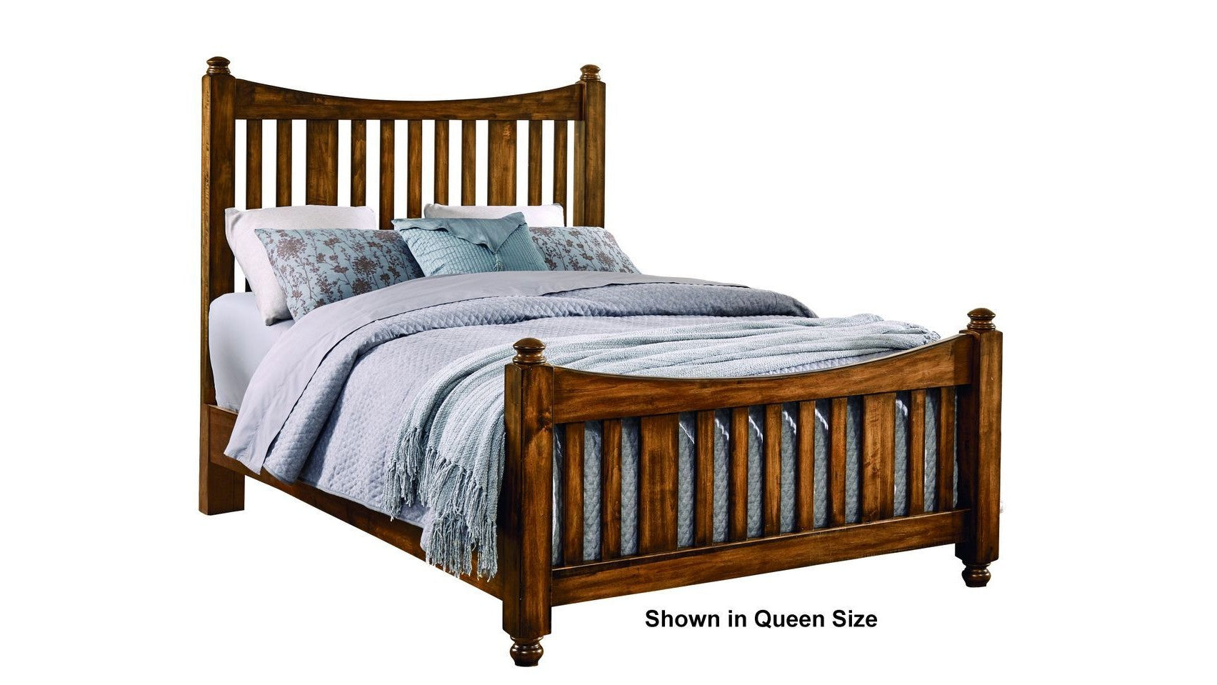 Maple Road - Slat Poster Bed With Slat Poster Footboard