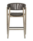 Dermott - Outdoor Counter Stool - Brown / Dark Gray