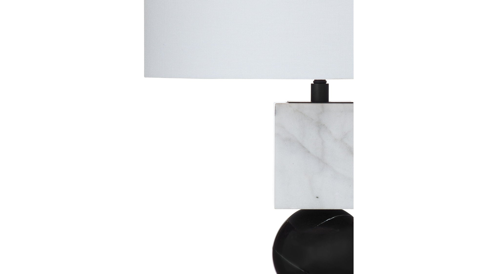 Ellendale - Table Lamp - Black / White