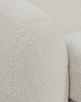 Capra - Art Deco White Sofa