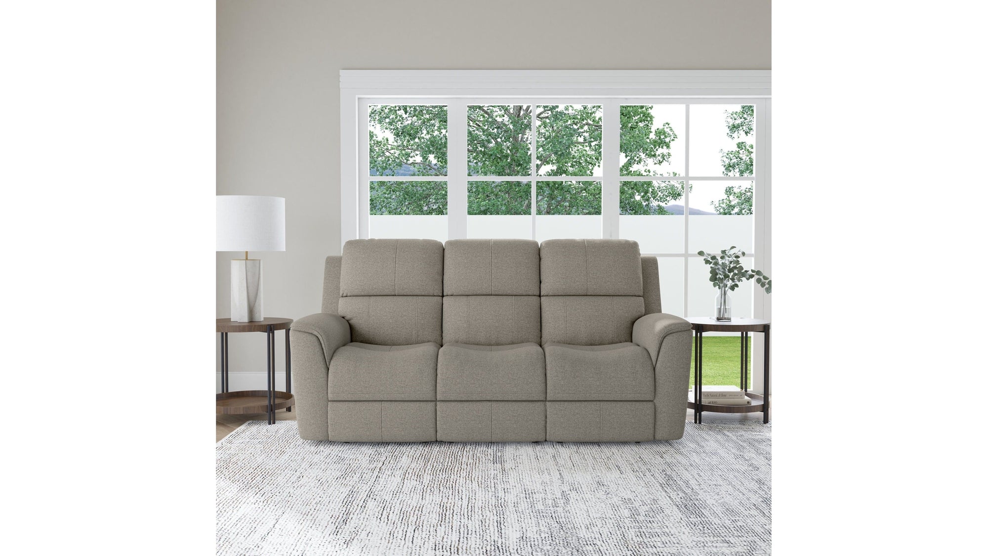 Henry - Power Reclining Sofa With Power Headrests &amp; Lumbar