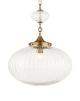 Bellaire - 1 Light Glass Shade Pendant - Gold
