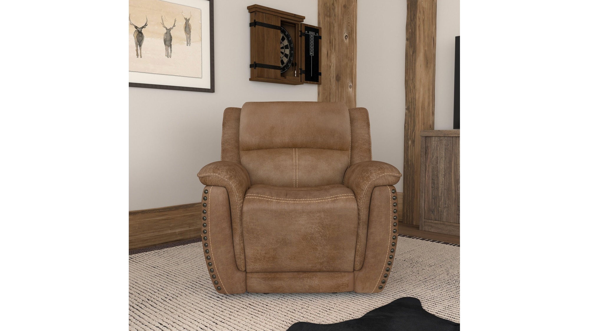 Beau - Power Recliner With Power Headrest