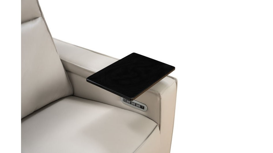 Odessey - Power Console Loveseat Recliner With Power Headrest, Power Lumbar, Heat And Massage