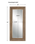 Missoula - Large Natural Wood Mirror