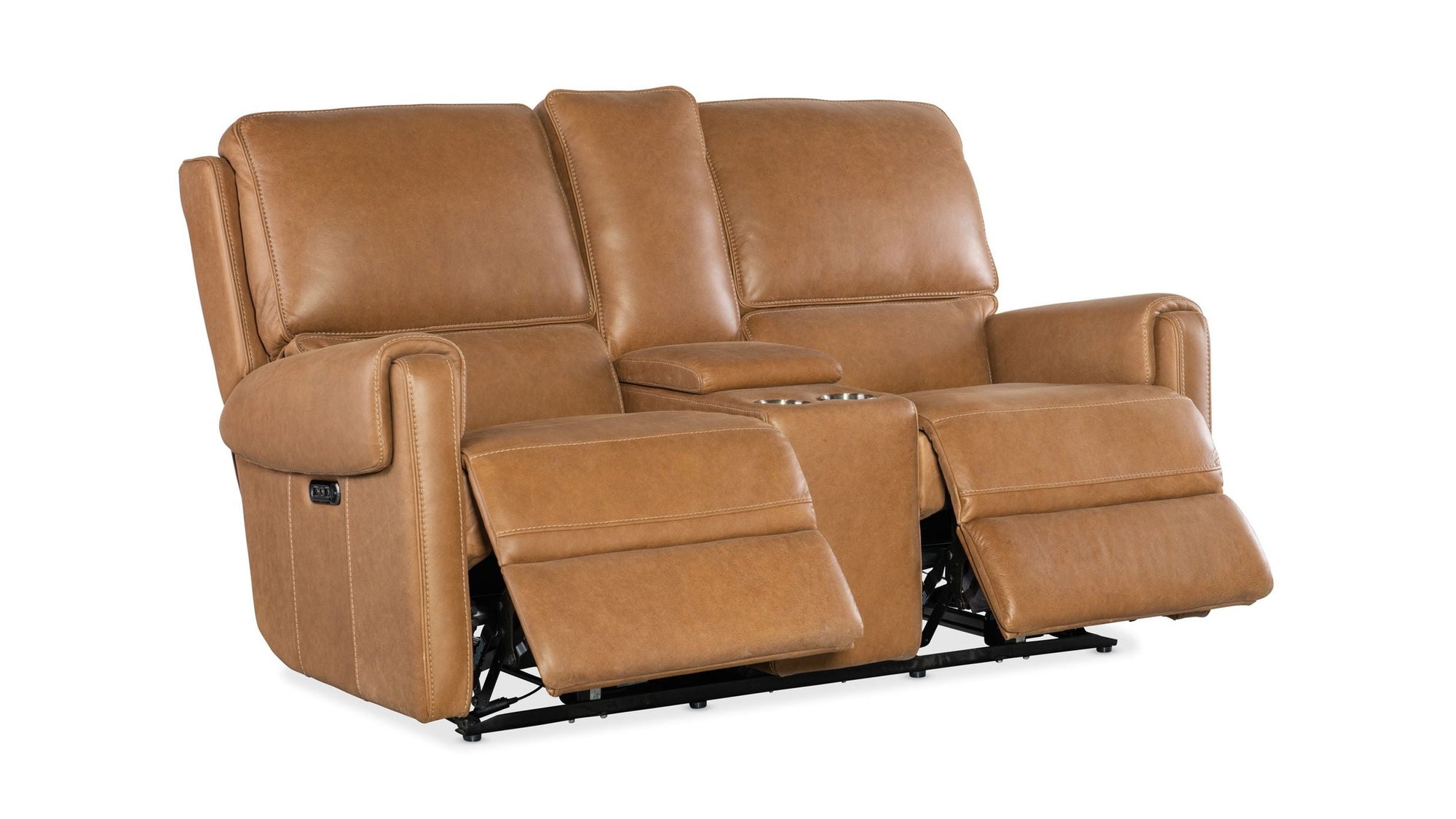 SS - Somers Power Console Loveseat With Power Headrest