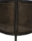 Montgomery - Cane Chair - Black / Beige