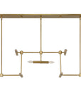 Cadre - 14 Light Modern Linear Pendant - Gold