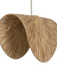 Bend - 1 Light Raffia Pendant - Light Brown