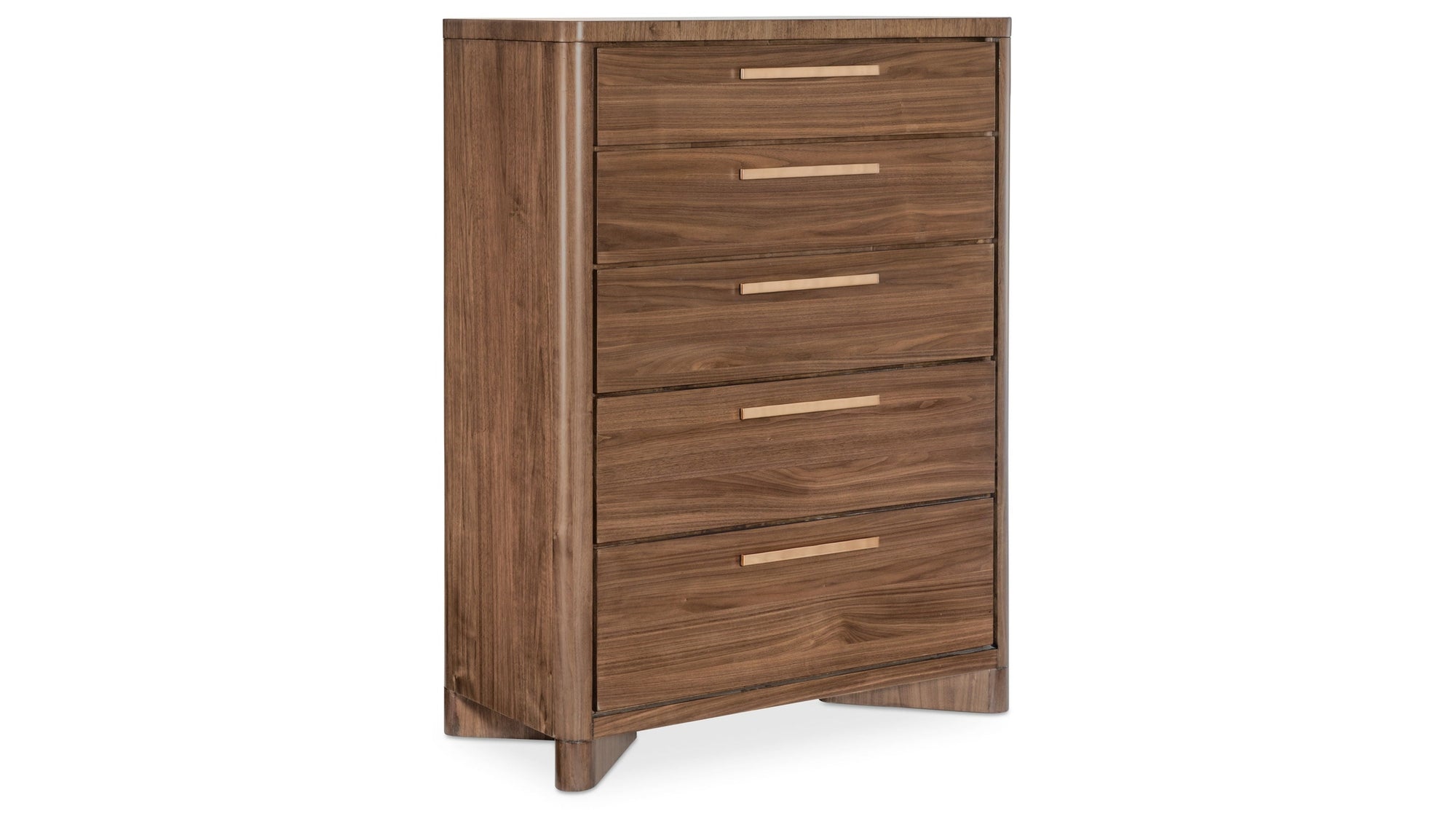 Eleana - Five Drawer Chest - Medium Wood