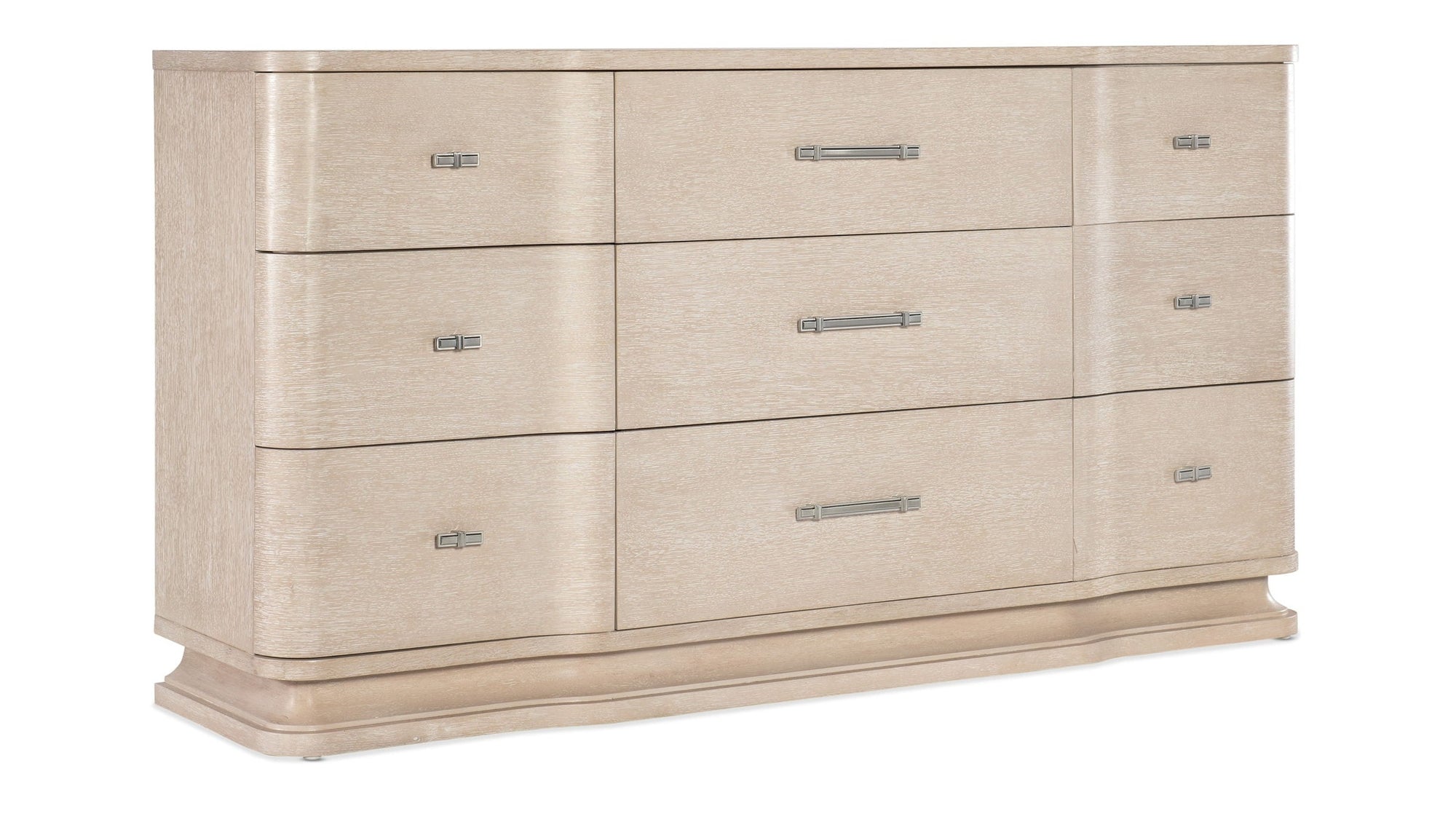 Nouveau Chic - Nine Drawer Dresser - Light Brown