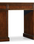 Knee-Hole Desk Bow Front - Dark Brown