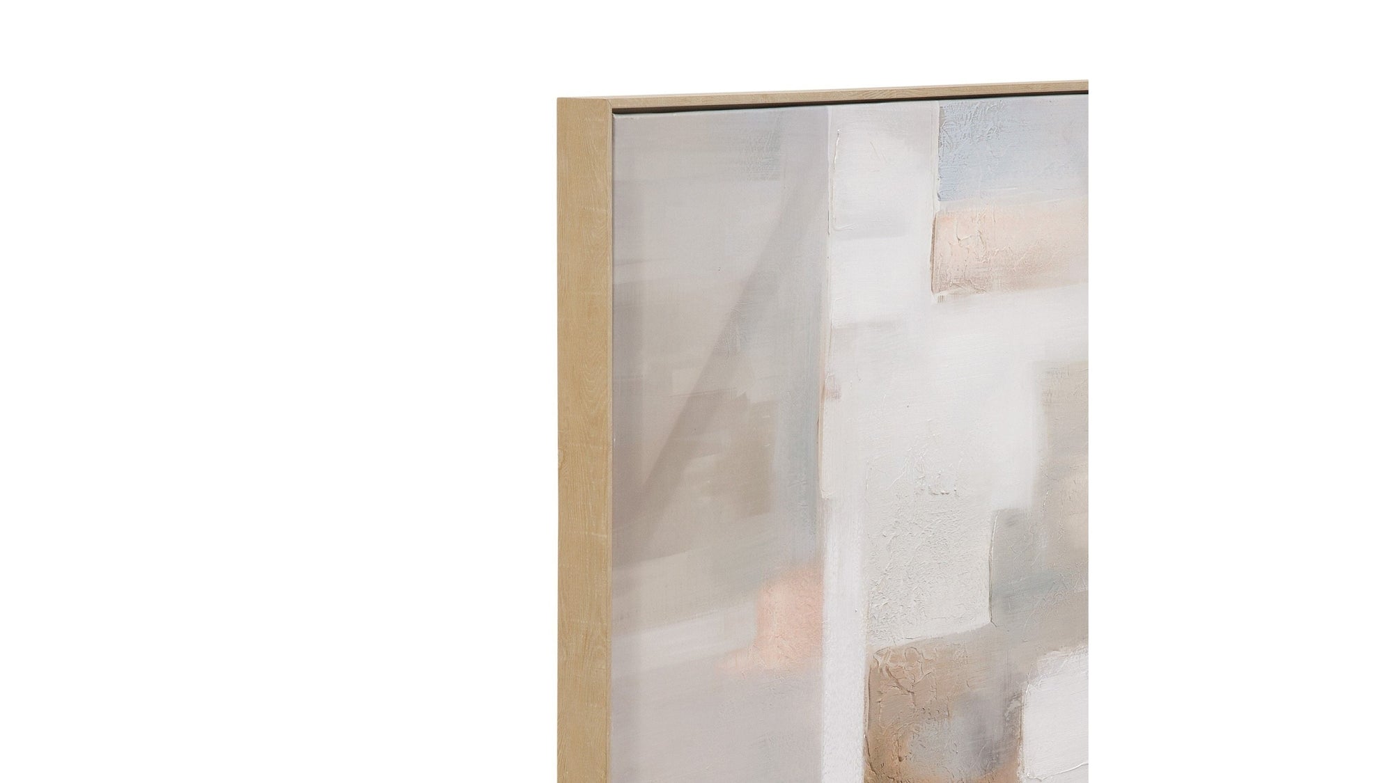 Framed Canvas Drifted Light - Silver